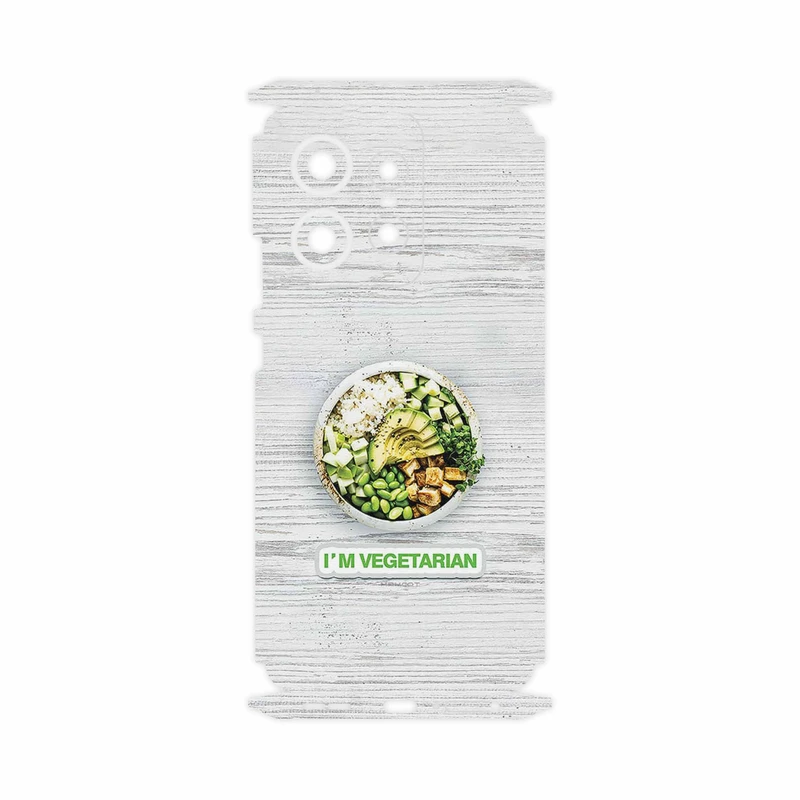 برچسب پوششی ماهوت مدل Im_vegetarian-FullSkin مناسب برای گوشی موبایل موتورولا Edge 50 Pro