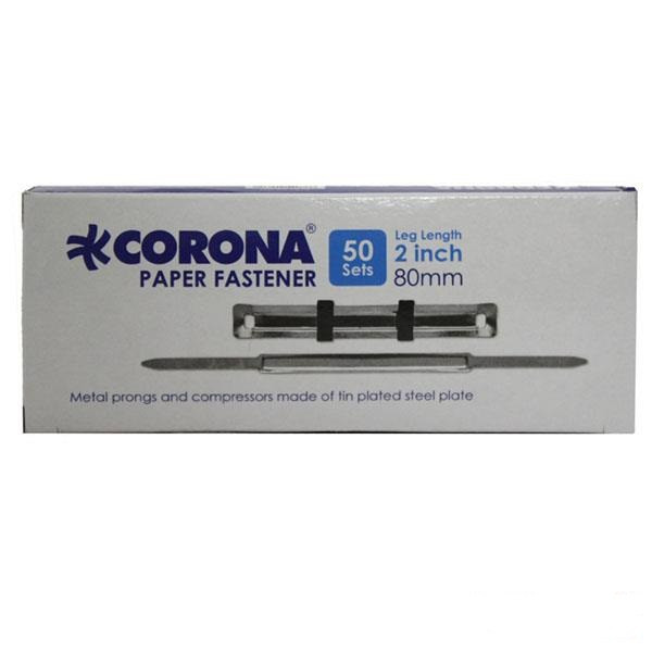 گیره پوشه کرونا مدل 80 - s بسته 100عددی