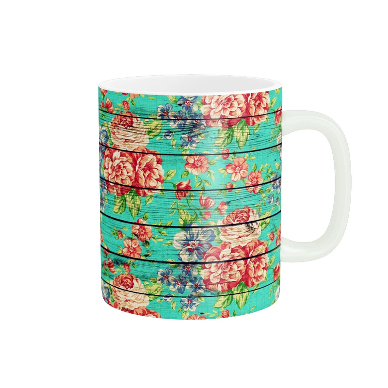 ماگ پاد آفرین طرح گل کد 3596