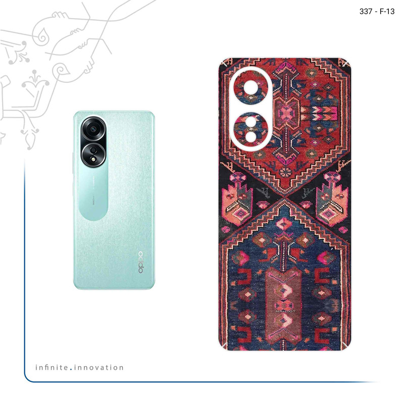 برچسب پوششی ماهوت مدل Rug مناسب برای گوشی موبایل اپو A58 4G