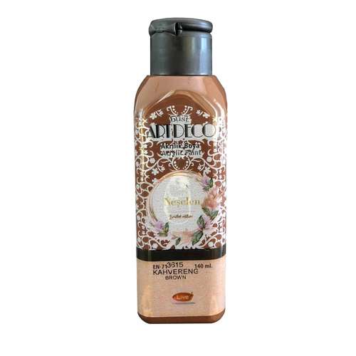 رنگ چوب پوششی قهوه ای اکرلیک ارتدکو مدل AK12 حجم 140 میلی لیتر