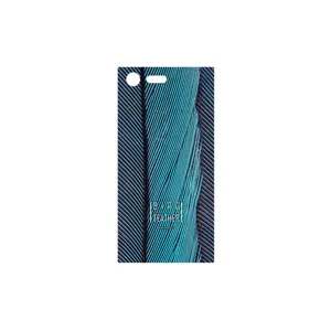 MAHOOT Turquoise feathers Cover Sticker for Sony Xperia X Compact