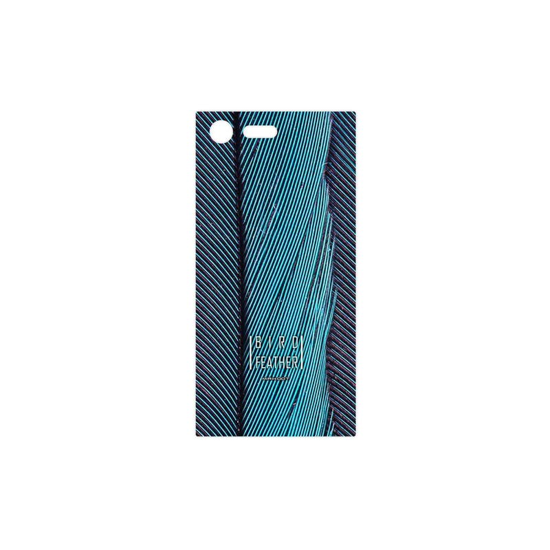 برچسب پوششی ماهوت مدل Turquoise feathers مناسب برای گوشی موبایل سونی Xperia X Compact