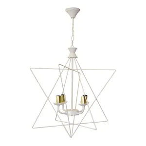 لوستر 4 شعله پلاس نور شو مدل ستاره