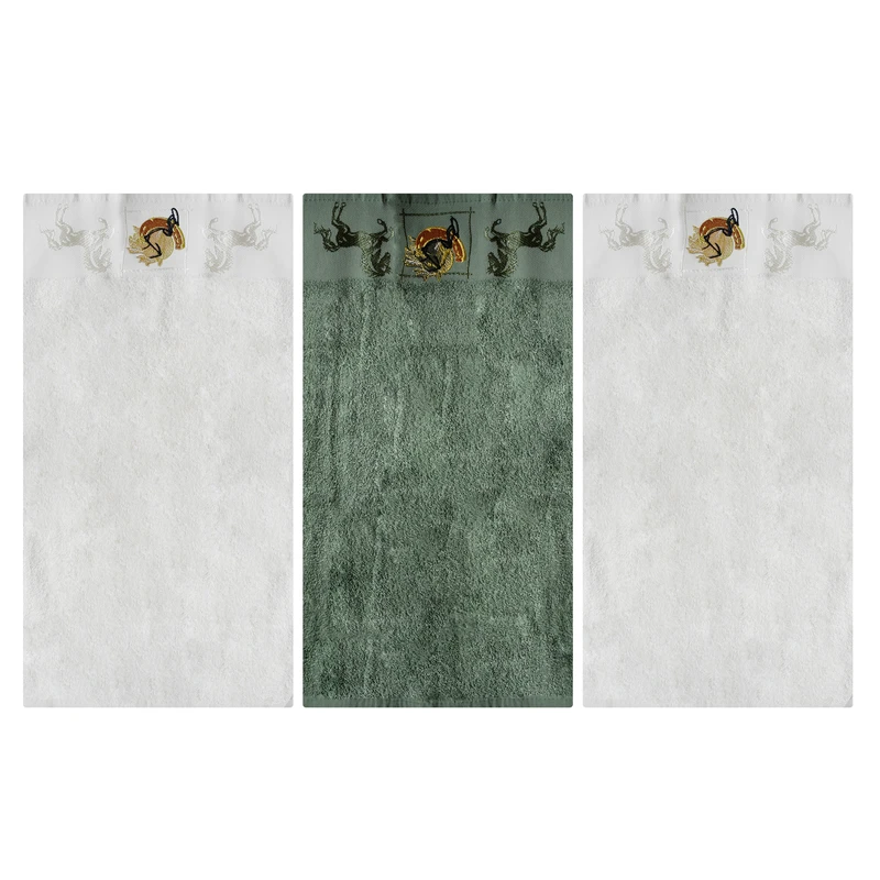 حوله آشپزخانه پاپیلا مدل P-76575 سایز 30x50 سانتی متر مجموعه 3 عددی