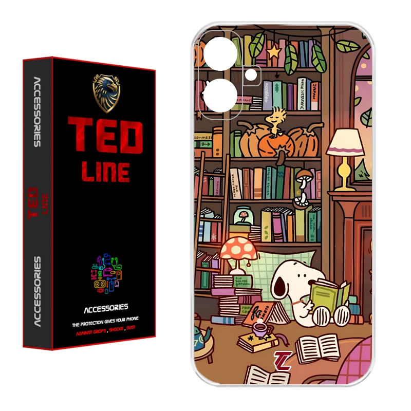 کاور تدلاین طرح اسنوپی کد 1218 مناسب برای گوشی موبایل سامسونگ Galaxy A06