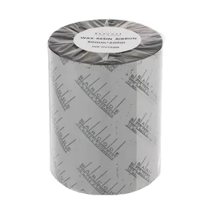 ریبون پرینتر لیبل زن بارکد مدل Wax-Resin 80 mm x 300 m