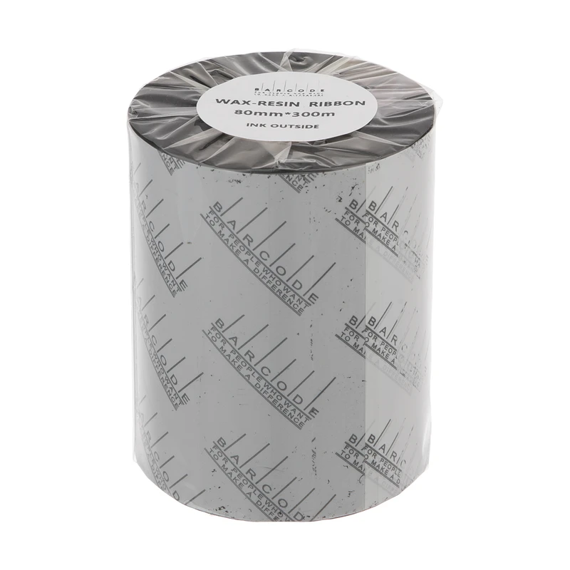ریبون پرینتر لیبل زن بارکد مدل Wax-Resin 80 mm x 300 m