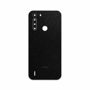 MAHOOT Black-Suede Cover Sticker for Motorola One Fusion