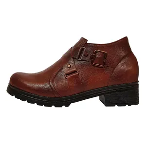 نیم بوت زنانه مدل Sarv کد pnt رنگ عسلی