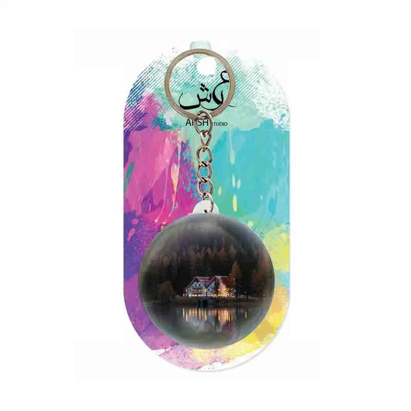 جاکلیدی عرش مدل منظره زیبا خانه رویایی کد Asj2721