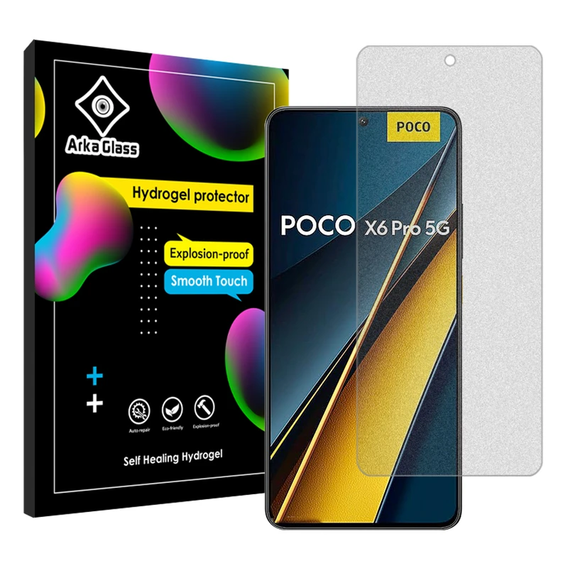 محافظ صفحه نمایش مات آرکا گلس مدل Tough مناسب برای گوشی موبایل شیائومی Poco X6 Pro