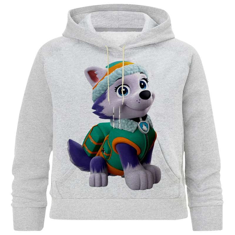 هودی دخترانه مدل M 16 سگ