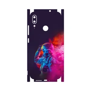 MAHOOT Smoke Rainbow Digital Art 1-FullSkin Cover Sticker for Motorola Moto E6 Plus