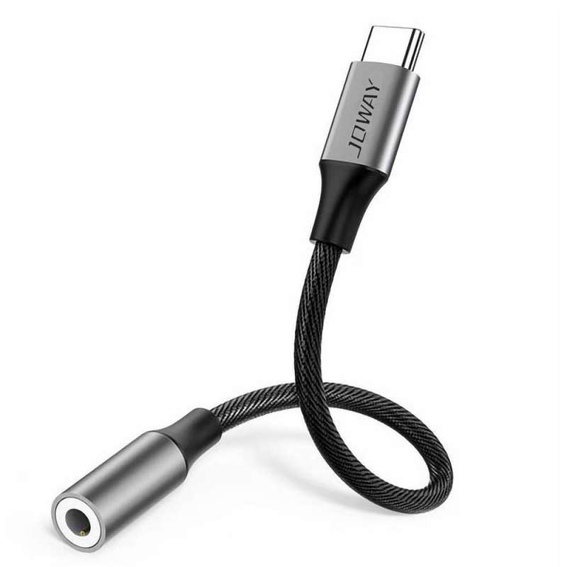 مبدل USB-C به 3.5 میلی متری جووی مدل TC-19 طول 0.12 متر مبدل USB-C به 3.5 میلی متری جووی مدل TC-19 طول 0.12 متر