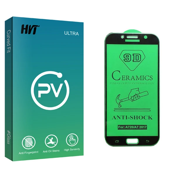 محافظ صفحه نمایش سرامیکی اچ وی تی مدل PV glass مناسب برای گوشی موبایل سامسونگ Galaxy A7 2017/ A720