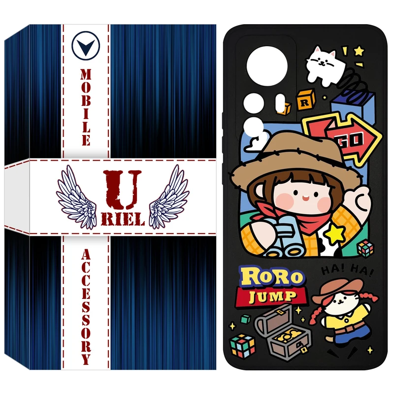 کاور یوریل مدل KSH کد 29 طرح دختر خوشحال مناسب برای گوشی موبایل شیائومی 12T