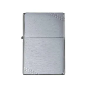فندک زیپو مدل Brushed Chrome Vintage with Slashes کد 230