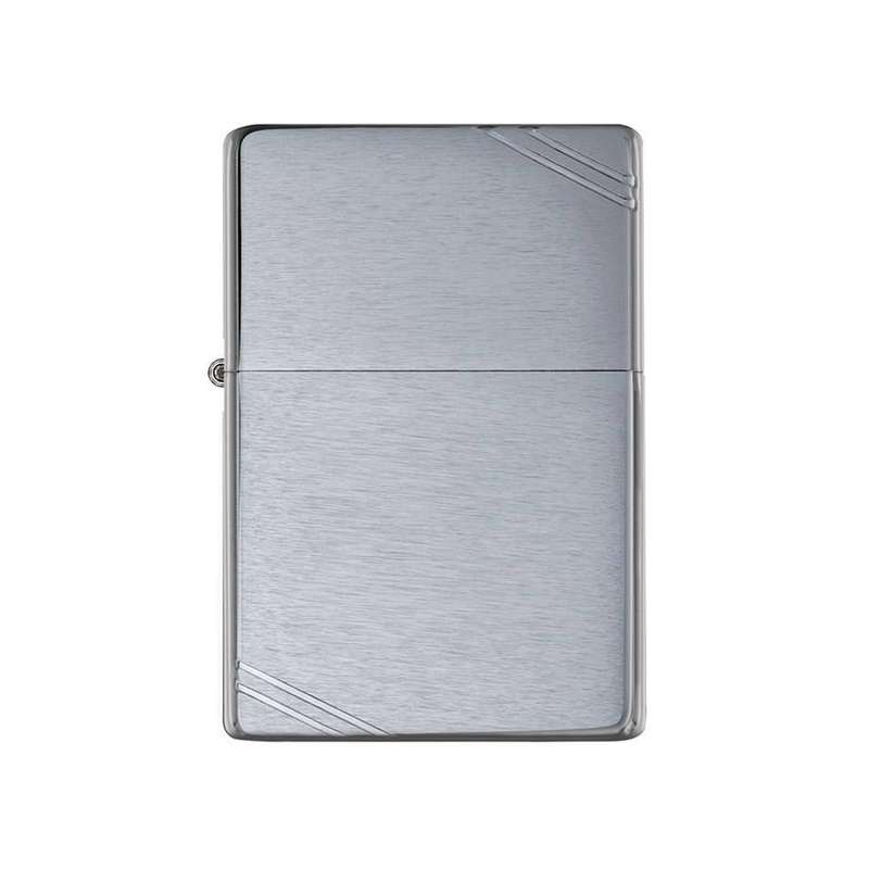 فندک زیپو مدل Brushed Chrome Vintage with Slashes کد 230