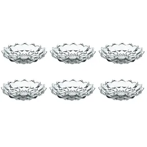 بشقاب میوه خوری مدل دالیا مجموعه 6 عددی