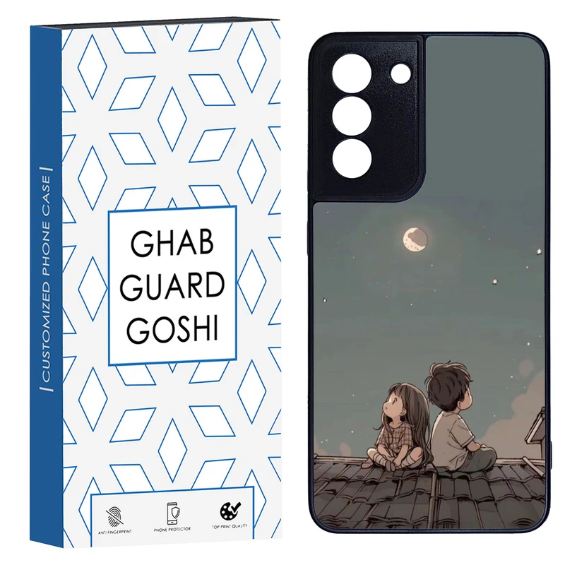 کاور قاب گارد گوشی طرح پسر و دختر کد TPU-183 مناسب برای گوشی موبایل سامسونگ Galaxy S21 fe