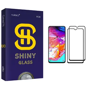 Atouchbo Shiny Glass Screen Protector For Samsung Galaxy A70 Pack Of 2