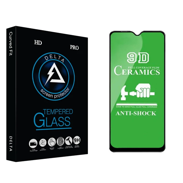 محافظ صفحه نمایش سرامیکی دلتا مدل Fit مناسب برای گوشی موبایل شیائومی note8 pro