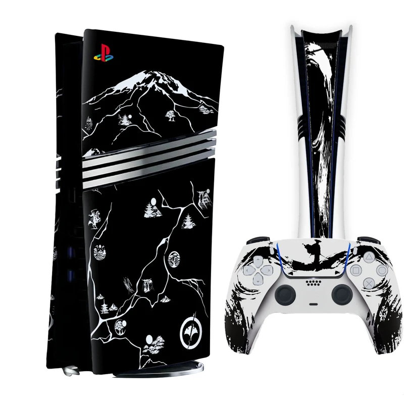 برچسب پلی استیشن ۵ پرو ديجيتال هاماگراف مدل ghost of yotei bundle dark