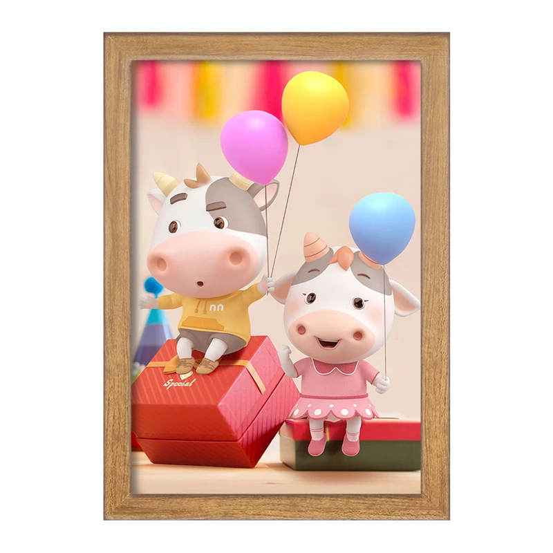 تابلو خندالو مدل گاو  کد 3406