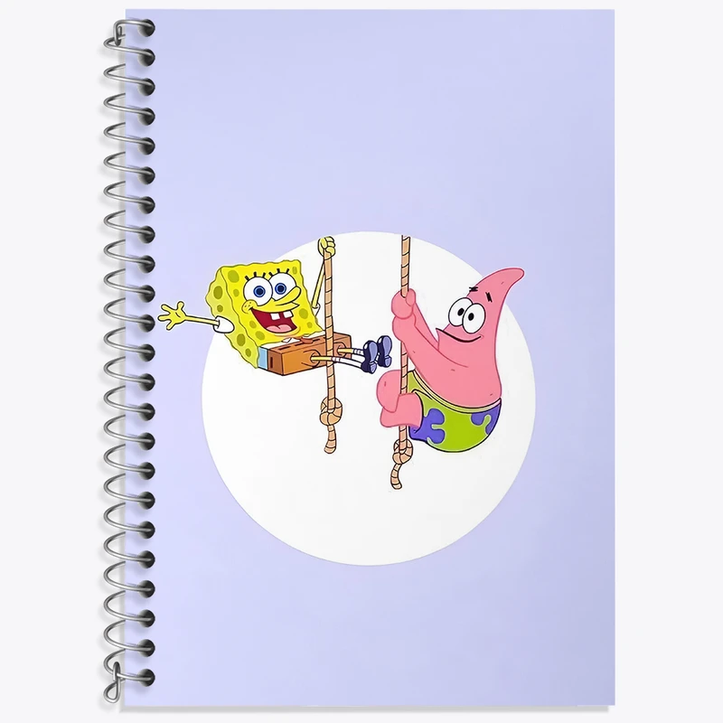 دفتر لغت 50 برگ خندالو طرح باب اسفنجی و پاتریک کد N3384