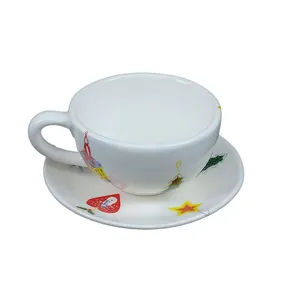 ست فنجان و نعلبکی سرامیکی طرح کریسمس