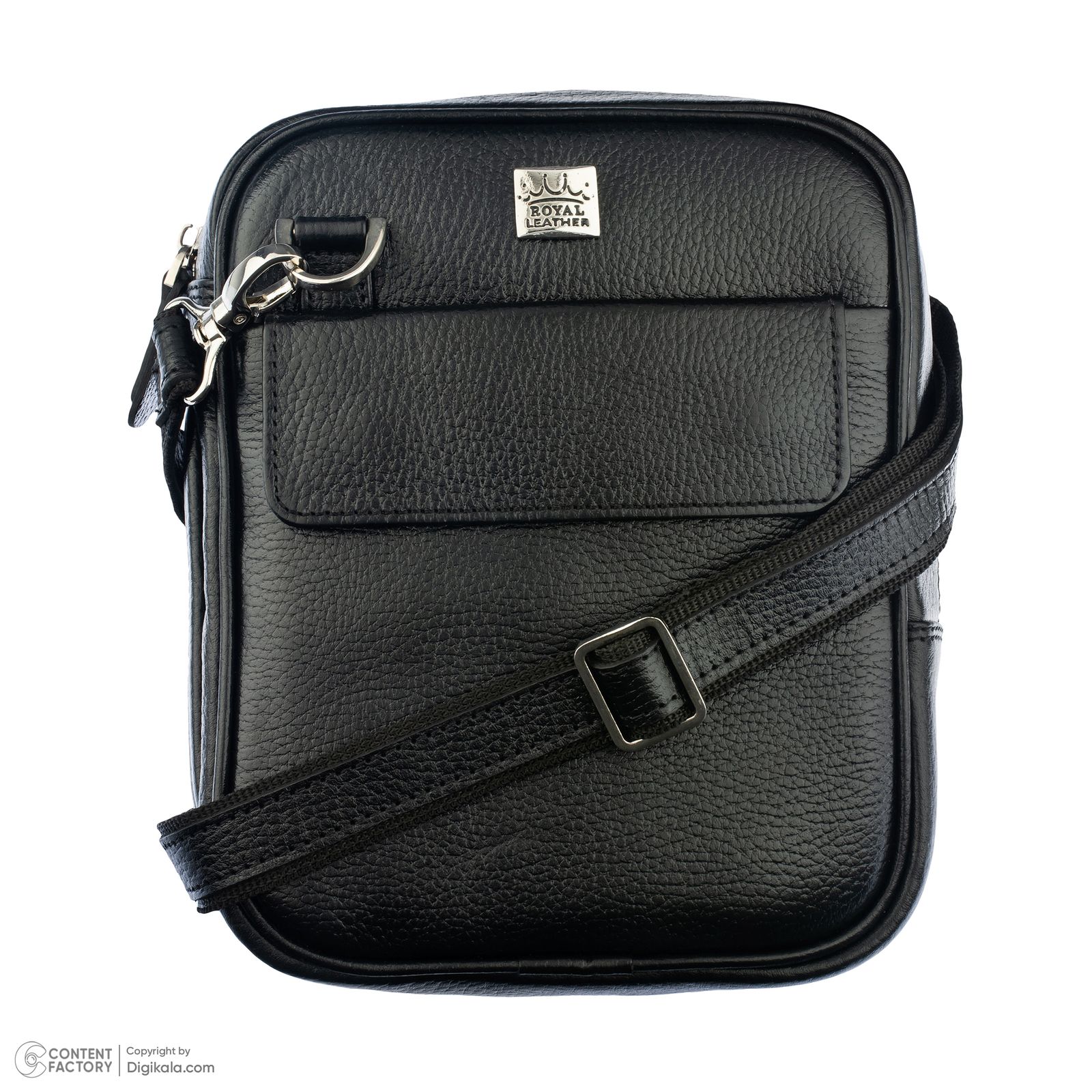 کیف رودوشی مردانه رویال چرم مدل W 69 - - 2