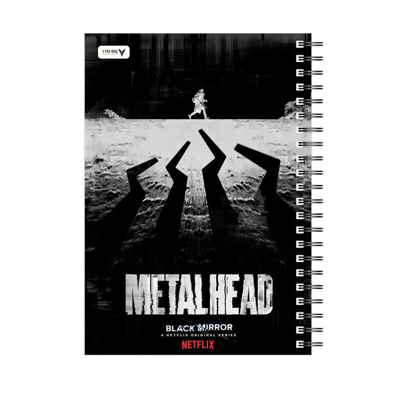 دفتر 120 برگ ویتادل طرح بلک میرور مدل 8