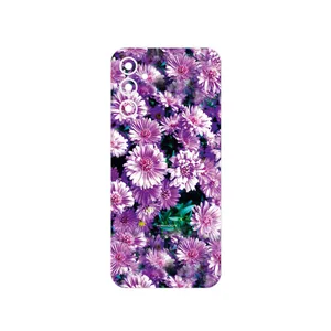 MAHOOT Purple_Flower Cover Sticker for Samsung Galaxy A14