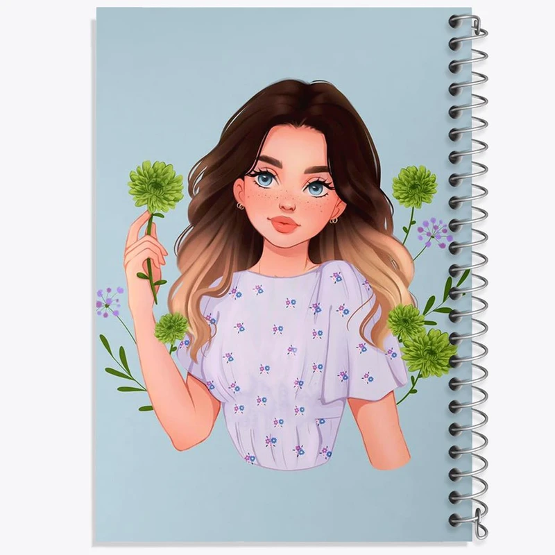 دفتر نت موسیقی 50 برگ خندالو مدل دخترانه کد 25626