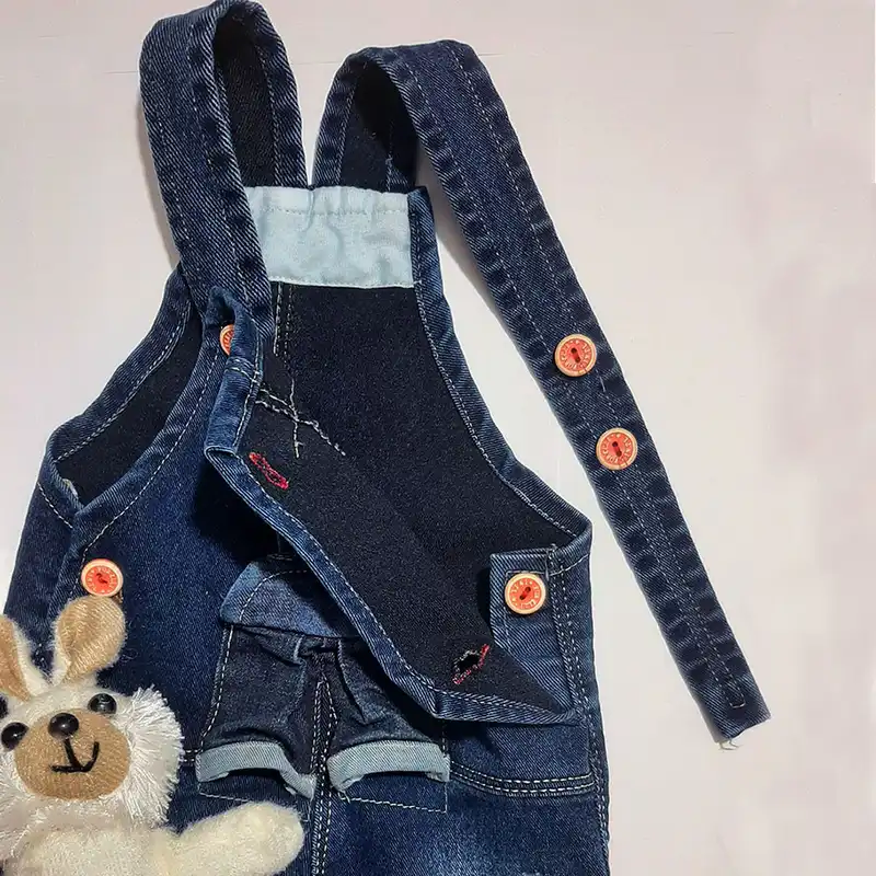 سرهمی جین بچگانه مدل پیشبندی