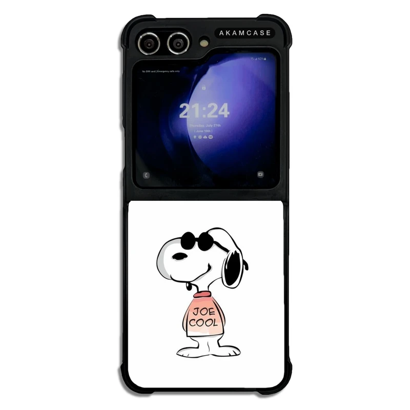 کاور آکام مدل AMCWSGZFLIP5-SNOOPY15 مناسب برای گوشی موبایل سامسونگ Galaxy Z Flip 5