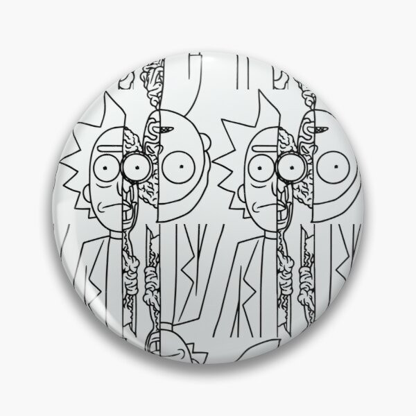 مگنت قطره طرح ریک و مورتی کد 437