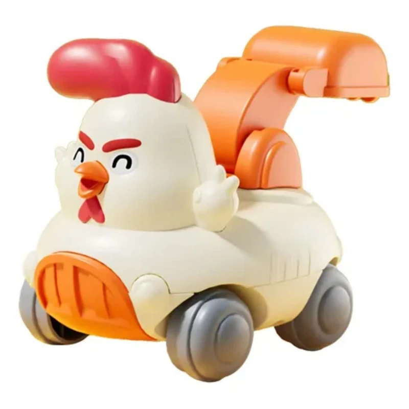 اسباب بازی ناب سل مدل ماشین بیل قدرتی جوجه بامزه ارتفاع 8 سانتی متر کد CUTE CHICK NAAB003