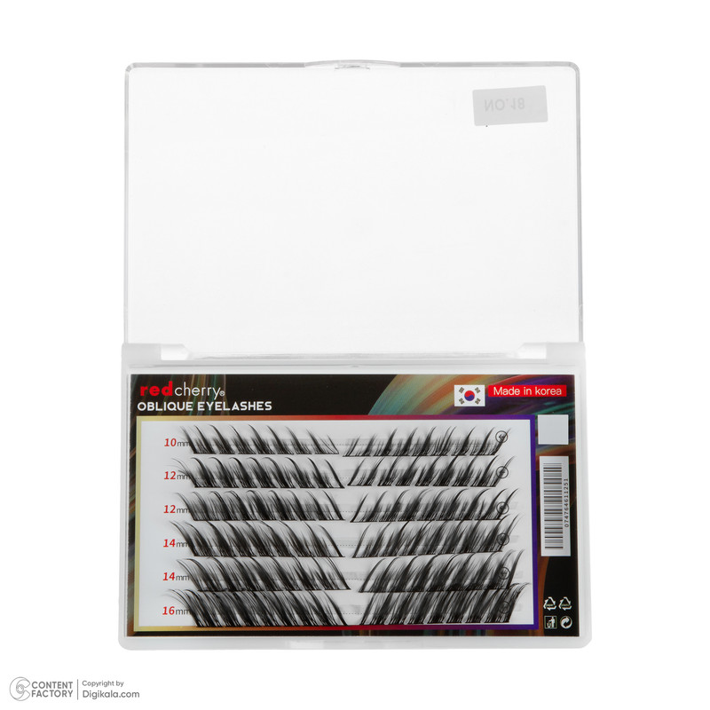 مژه مصنوعی رد چری مدل پالتی مسکو میکس