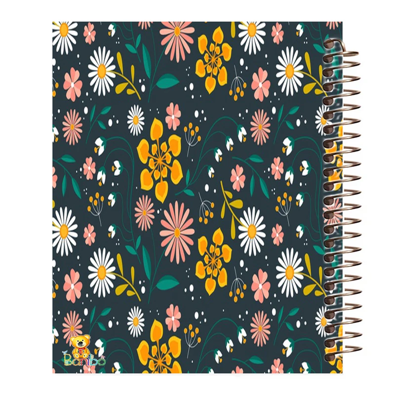 دفتر نقاشی 50 برگ بانیبو مدل گل کد 405