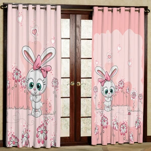 پرده مدل خرگوش مخمل پانچی کد 1171 سایز 140x280 سانتی متر