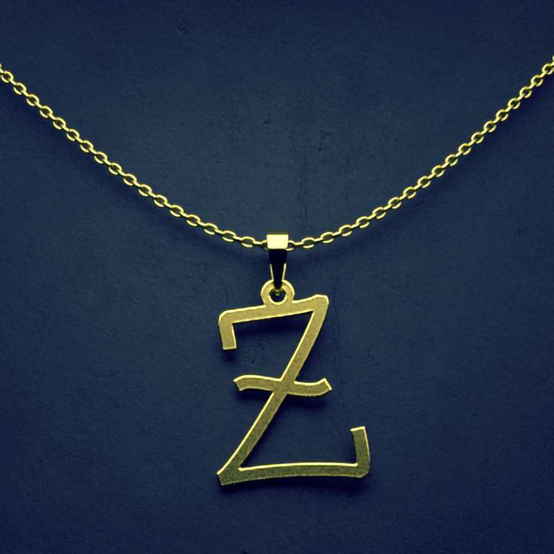 گردنبند طلا 18 عیار زنانه مدوپد مدل حرف Z کد H2-1-1442 گردنبند طلا 18 عیار زنانه مدوپد مدل حرف Z کد H2-1-1442