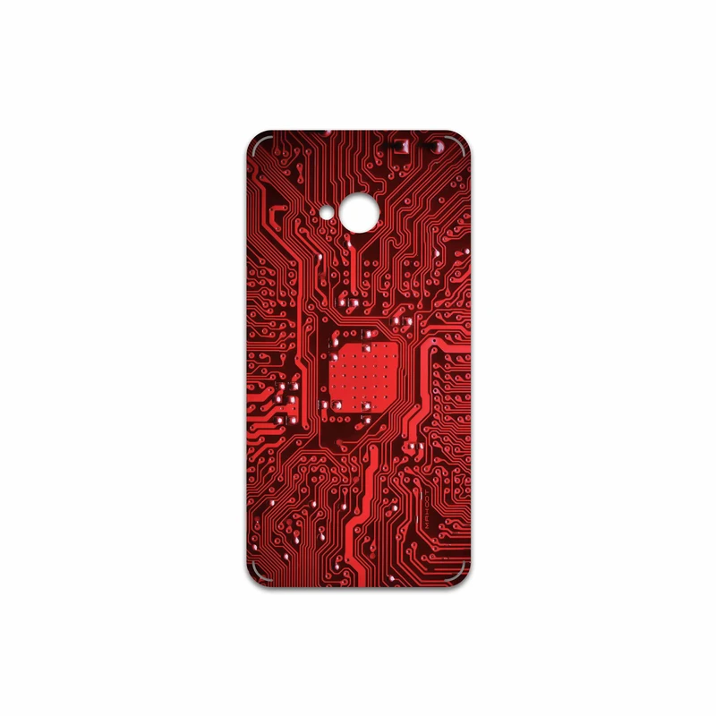 برچسب پوششی ماهوت مدل Red Printed Circuit Board مناسب برای گوشی موبایل اچ تی سی One