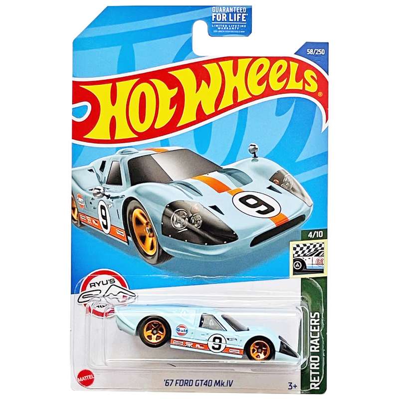 ماکت ماشین هات ویلز مدل 67FORD GT40 Mk.Ⅳ