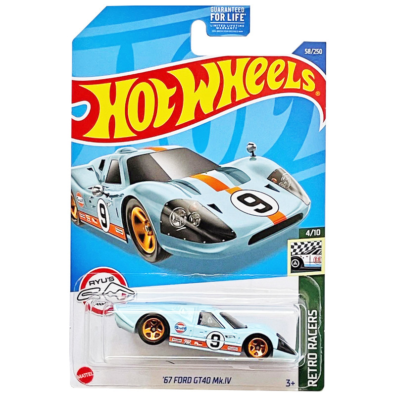 ماکت ماشین هات ویلز مدل 67FORD GT40 Mk.Ⅳ