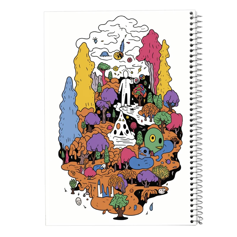 دفتر نت موسیقی 50 برگ مدوپد مدل Ghibli کد DF2409