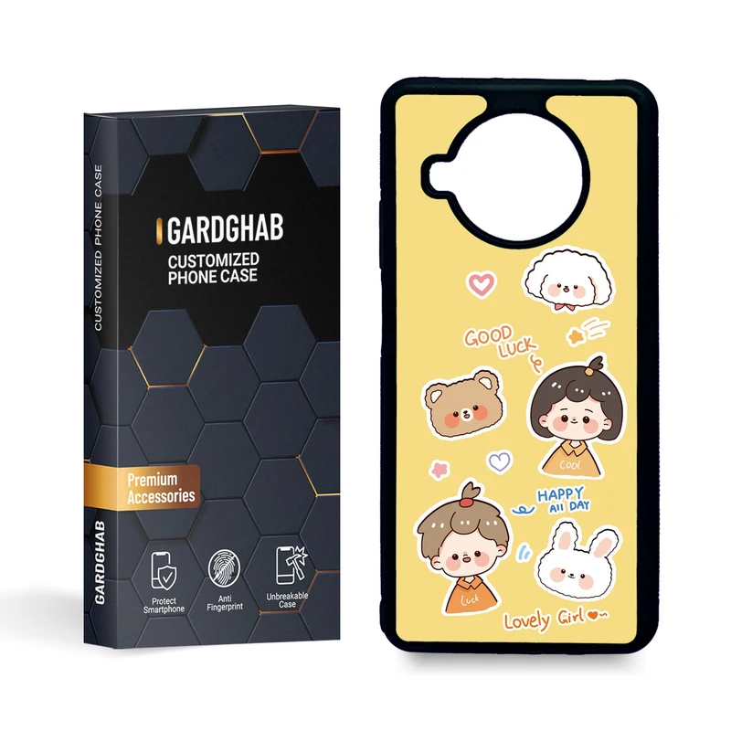 کاور گارد قاب مدل دخترانه مناسب برای گوشی موبایل شیائومی mi 10t lite