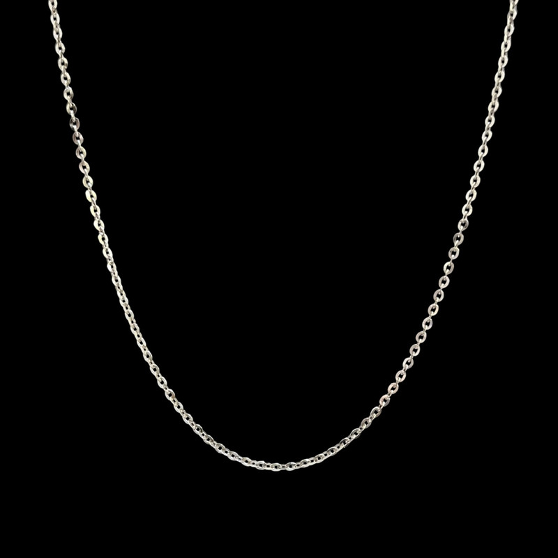 زنجیر نقره زنانه مدل دیپلمات تراشدار ITAlY