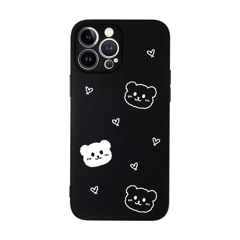 کاور قاب گارد طرح خرس کیوت کد f9603 مناسب برای گوشی موبایل اپل iphone 15 Promax
